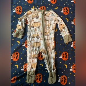 Baby Construction Truck Footie